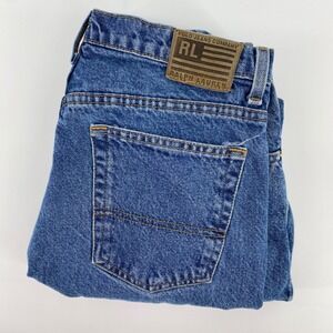 Polo Jeans Company Ralph Lauren Mens 34 x 31 Relaxed Fit Blue Denim Jeans